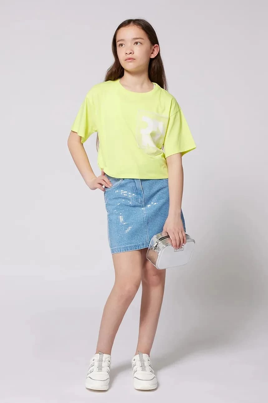 Детская джинсовая юбка