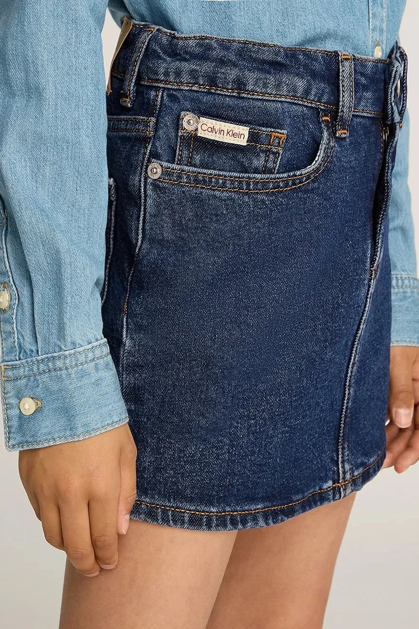 Детская джинсовая юбка - фото 5