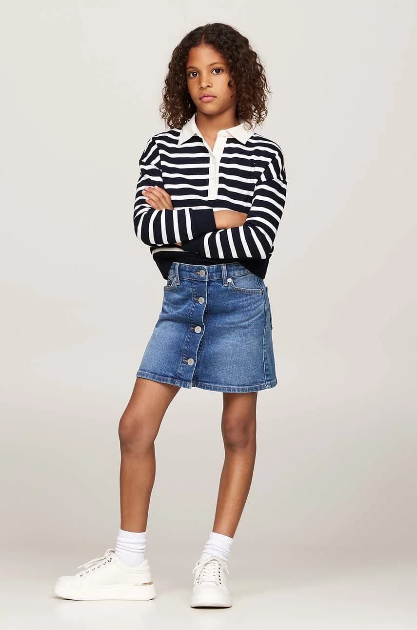 Детская джинсовая юбка