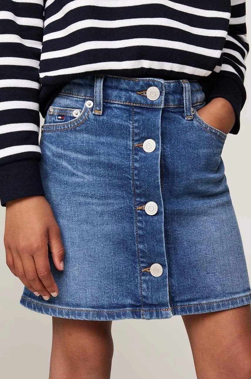 Детская джинсовая юбка - фото 5