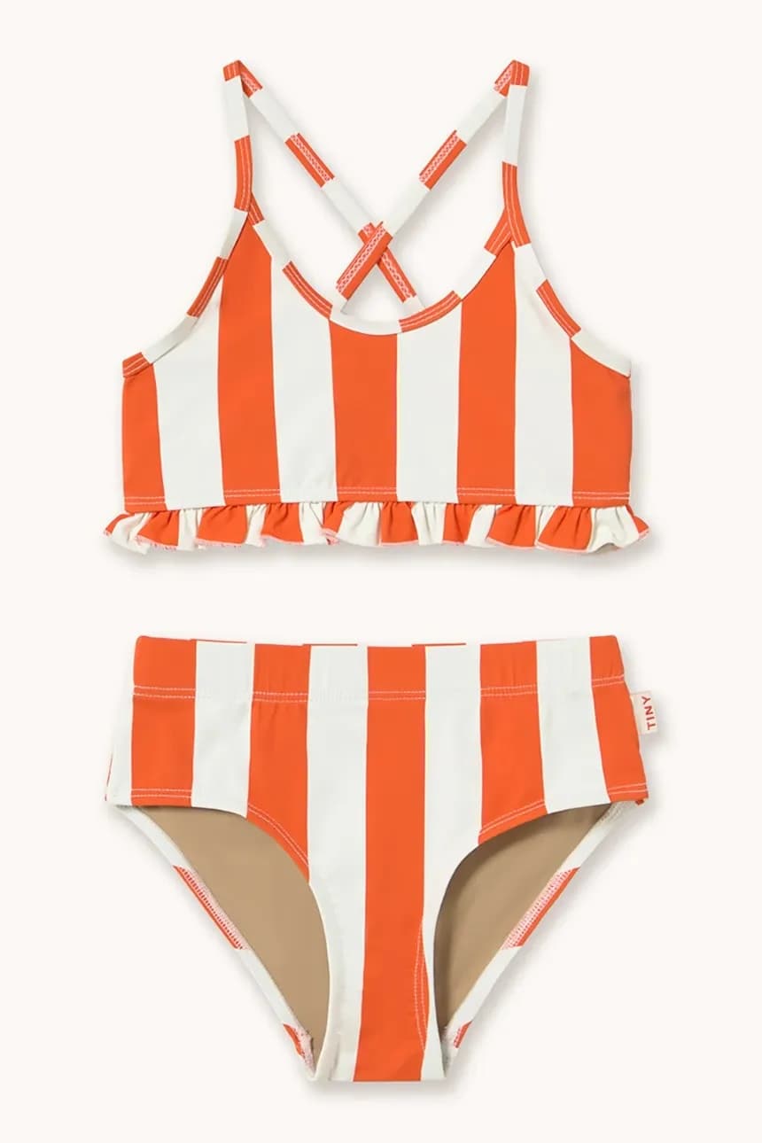 Детский купальник-двойка RED STRIPES SWIM SET - фото 2
