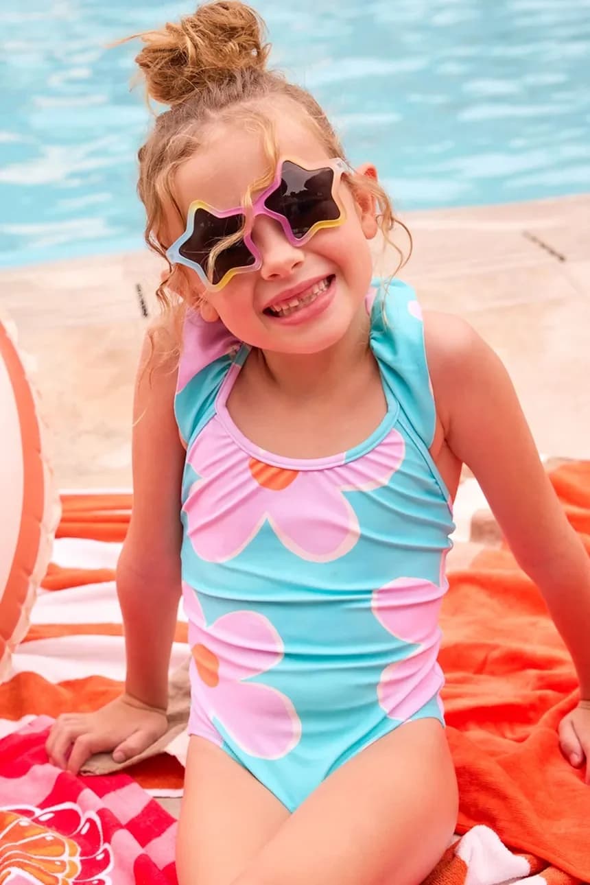 Детский цельный купальник