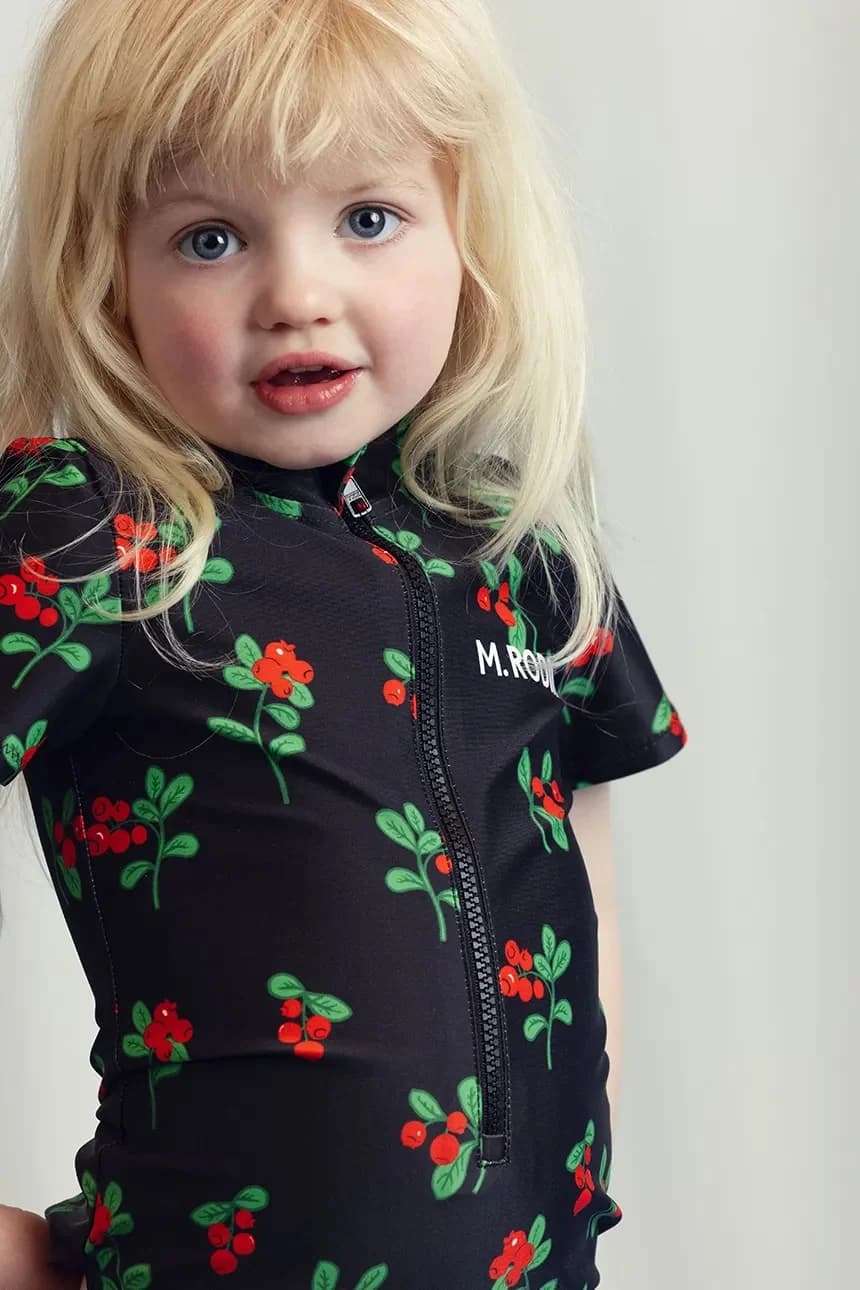 Детский слитный купальник "Брусника" - фото 5