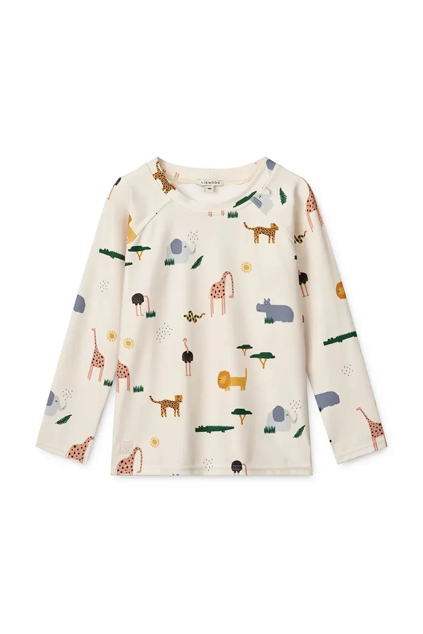 Детская футболка для плавания с длинными рукавами и принтом Noah