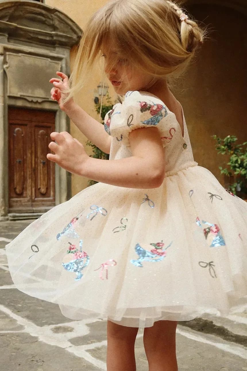 YVONNE PUFF DRESS детское платье