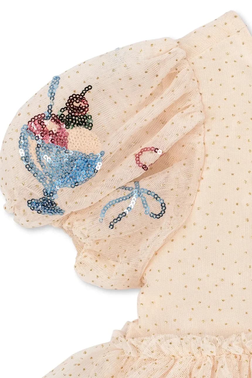 YVONNE PUFF DRESS детское платье - фото 5