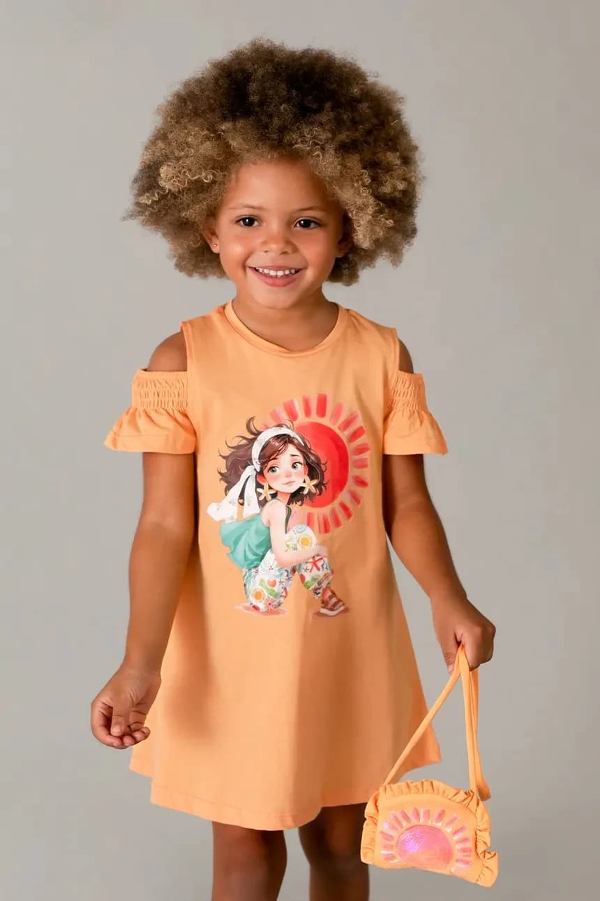 Детское хлопковое платье