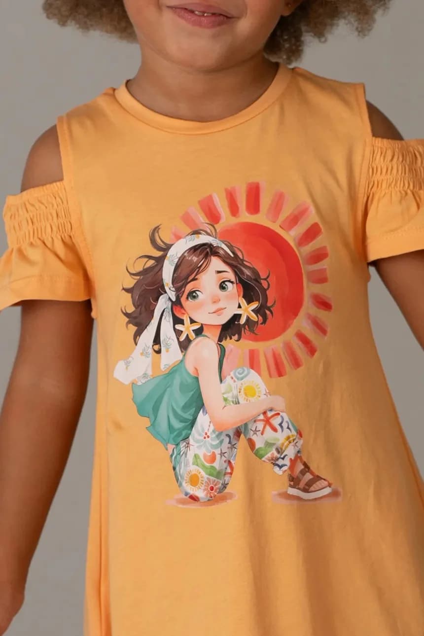 Детское хлопковое платье - фото 5