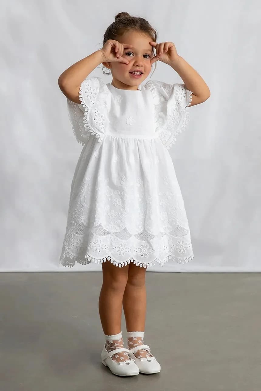 Детское хлопковое платье