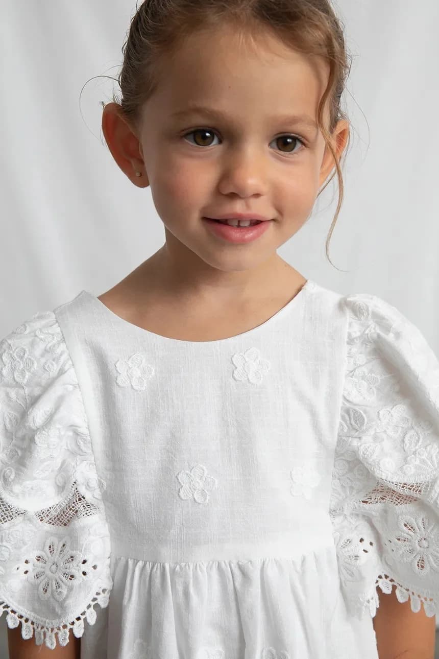 Детское хлопковое платье - фото 5