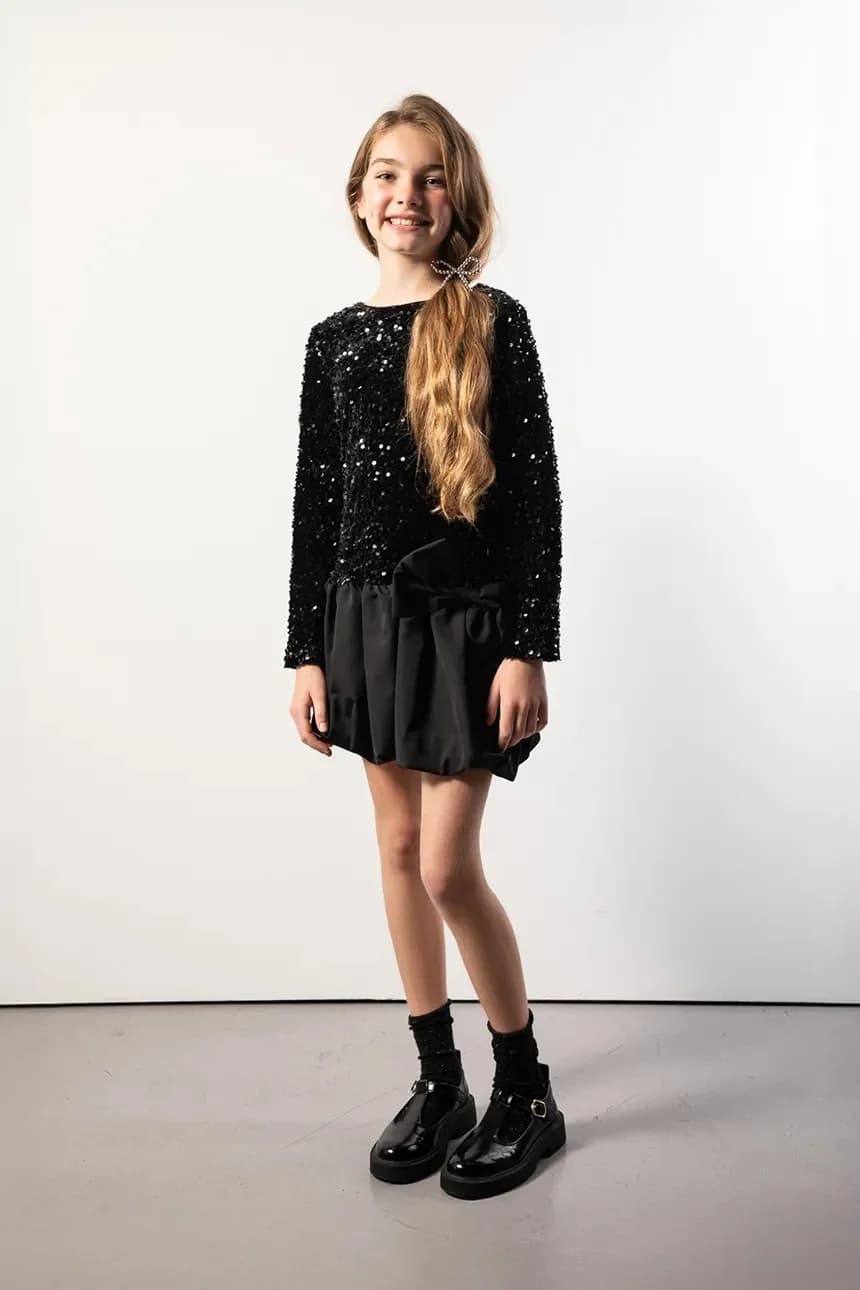 Детское платье из смесового хлопка