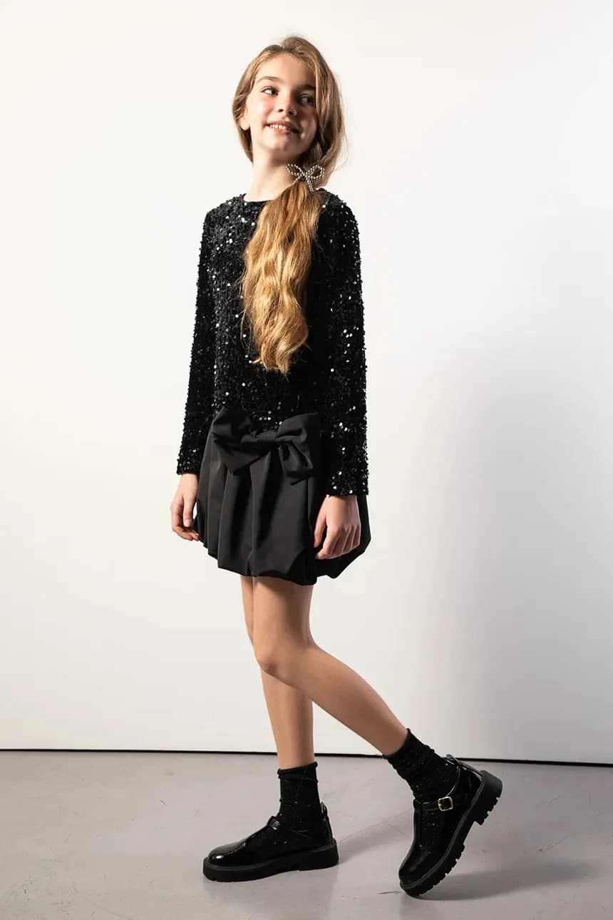 Детское платье из смесового хлопка - фото 6