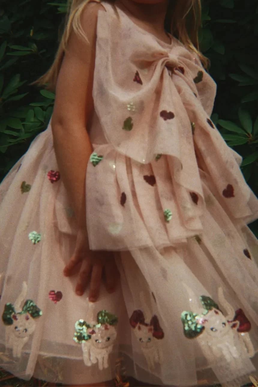 YVONNE BOW DRESS детское платье - фото 8