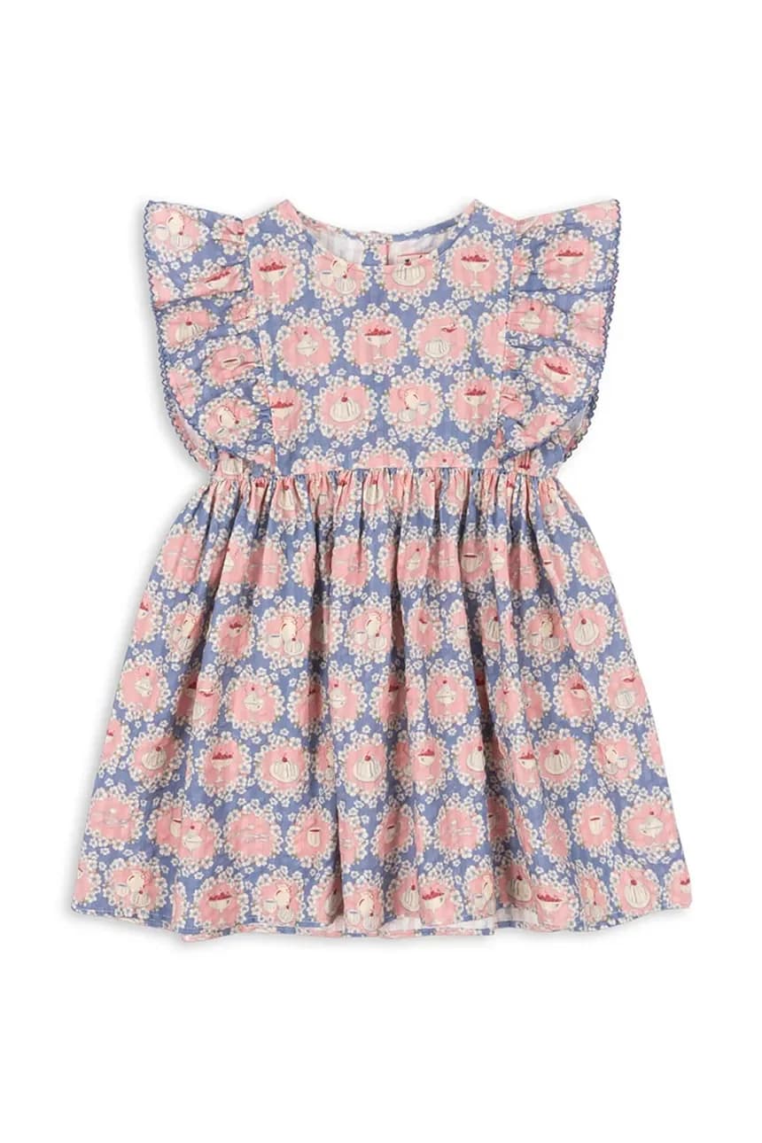 Детское хлопковое платье KIM FRILL DRESS GOTS