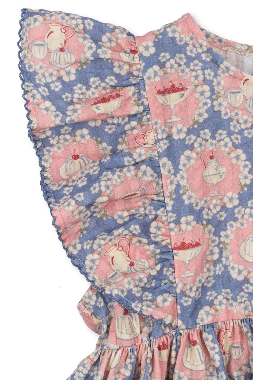 Детское хлопковое платье KIM FRILL DRESS GOTS - фото 3