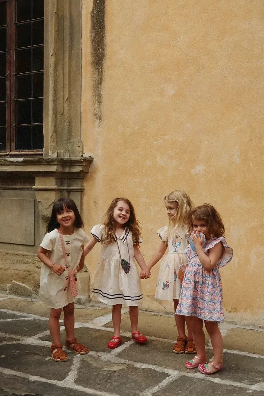 Детское хлопковое платье KIM FRILL DRESS GOTS - фото 6