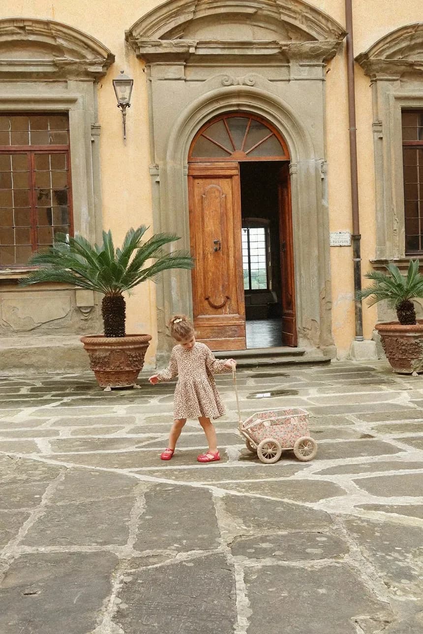 COCO DRESS GOTS детское хлопковое платье - фото 8