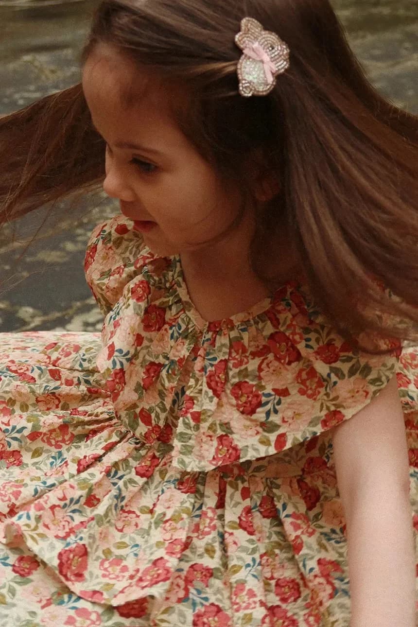 Детское хлопковое платье BELLA FRILL DRESS GOTS