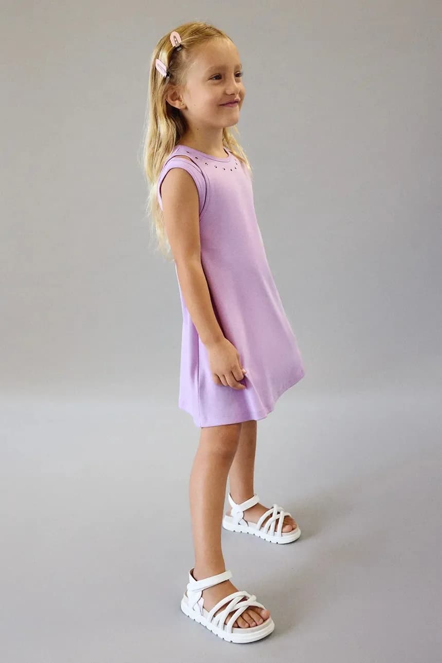 Детское хлопковое платье