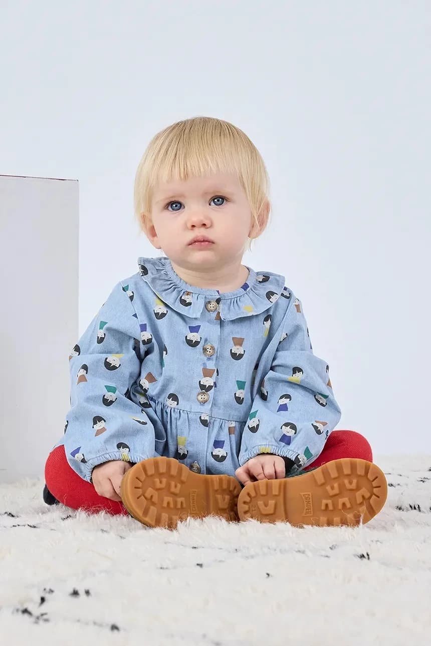 Детское хлопковое платье Game Pawns - фото 7