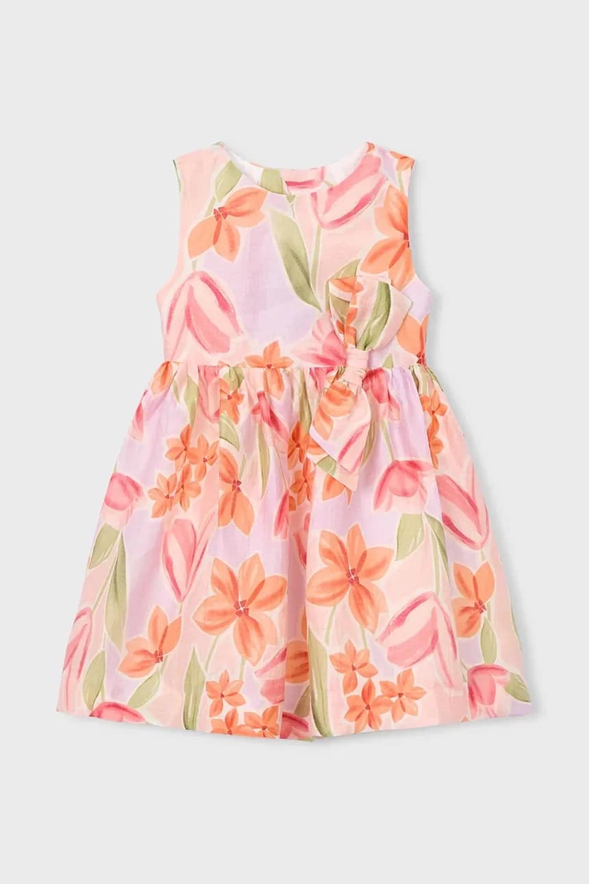 Детское льняное платье - фото 2