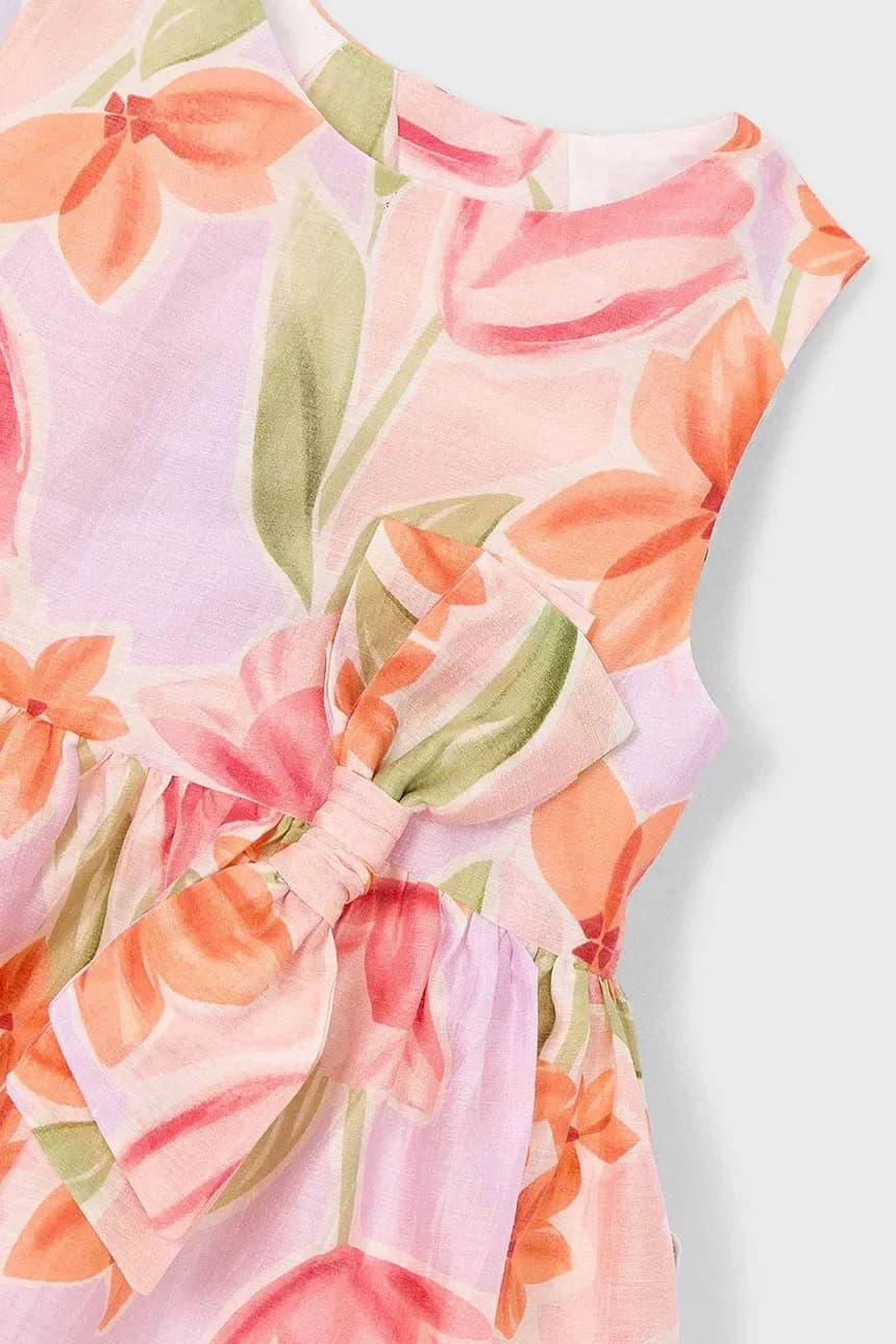 Детское льняное платье - фото 4