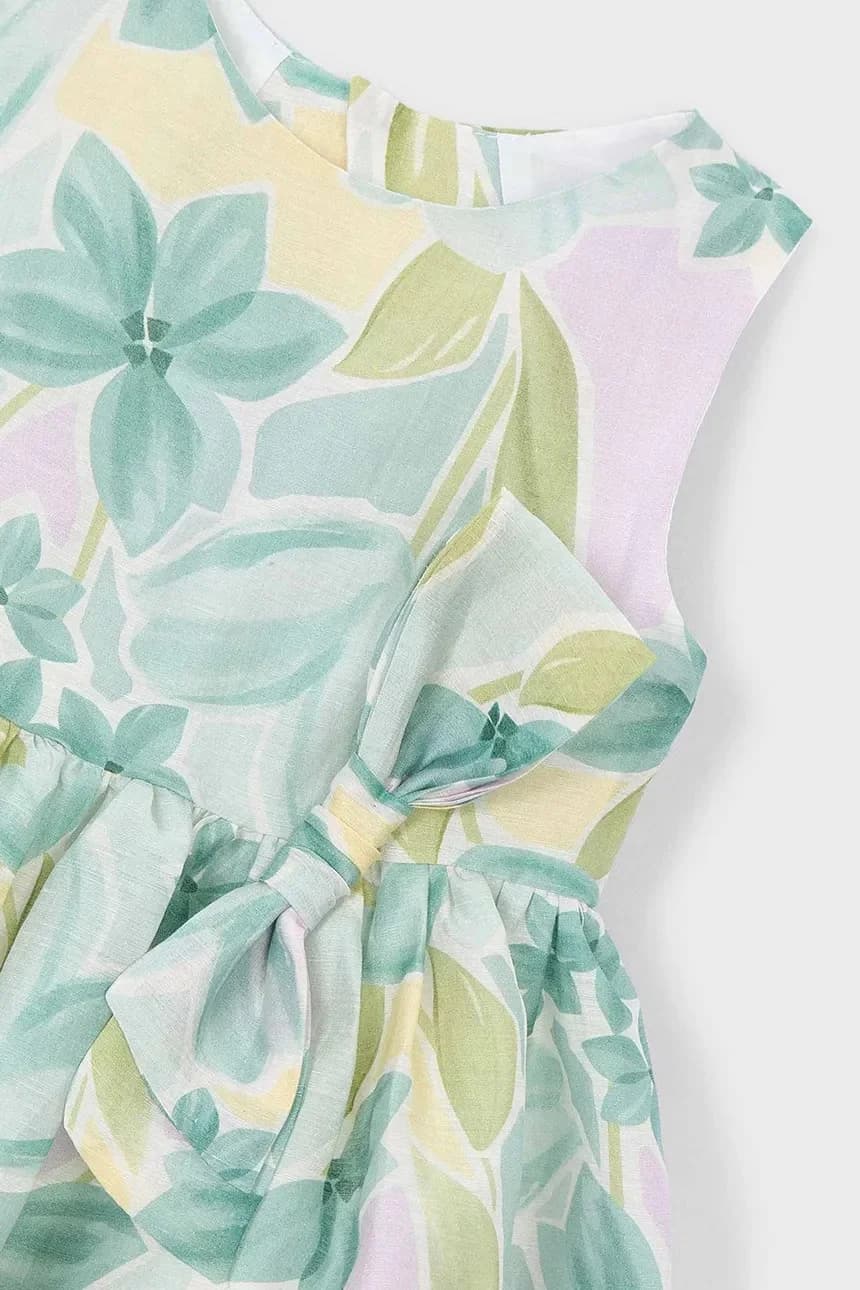 Детское льняное платье - фото 4