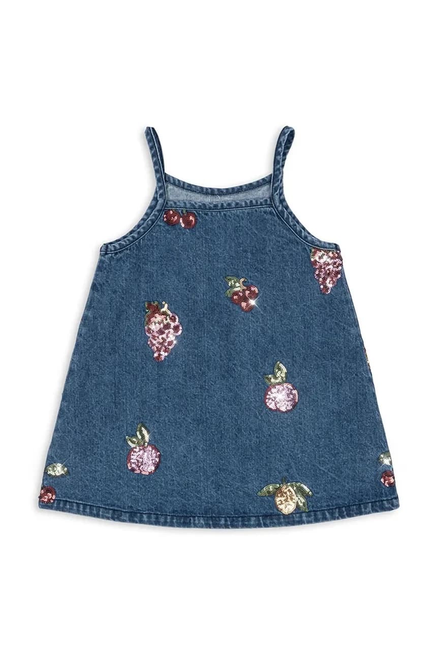 MAGOT ПЛАТЬЕ С ПАЙЕТКАМИ GOTS детское хлопковое платье - фото 3