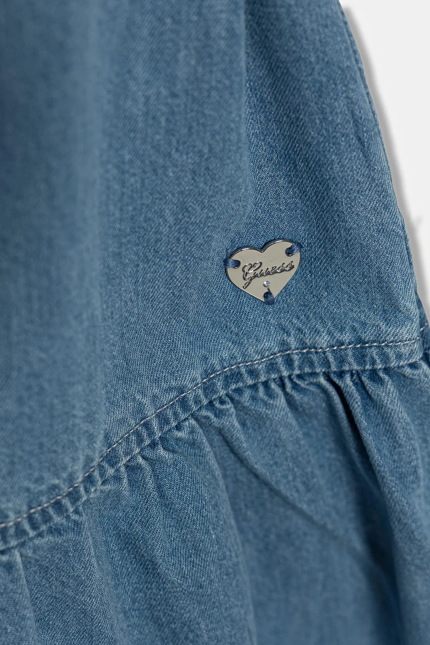 Детское джинсовое платье - фото 3