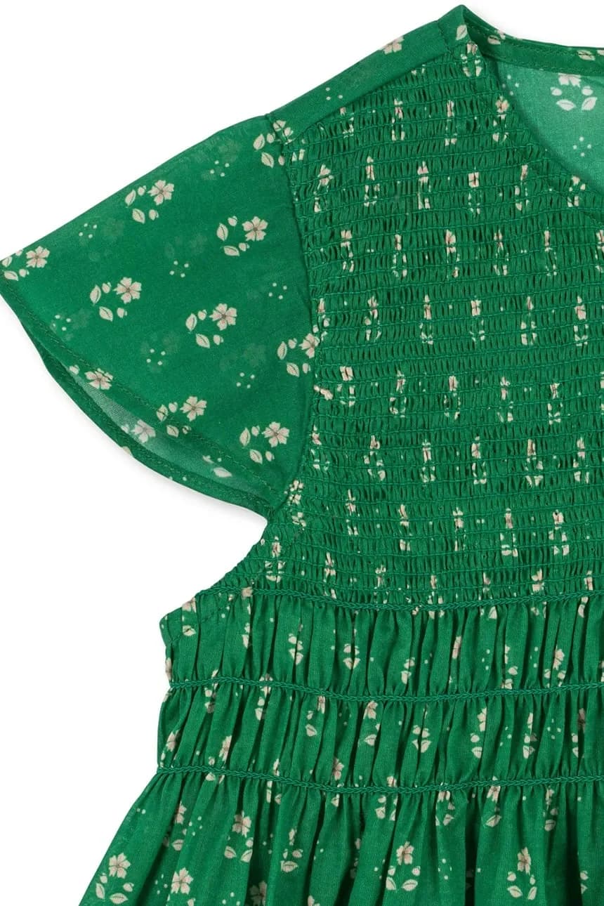 Детское хлопковое платье CAMI SMOCK DRESS GOTS - фото 5