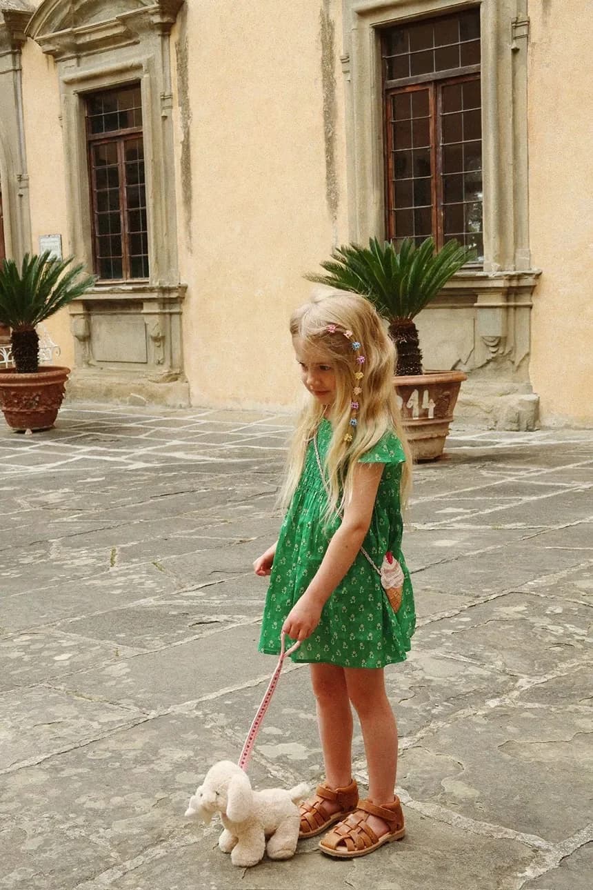 Детское хлопковое платье CAMI SMOCK DRESS GOTS - фото 10