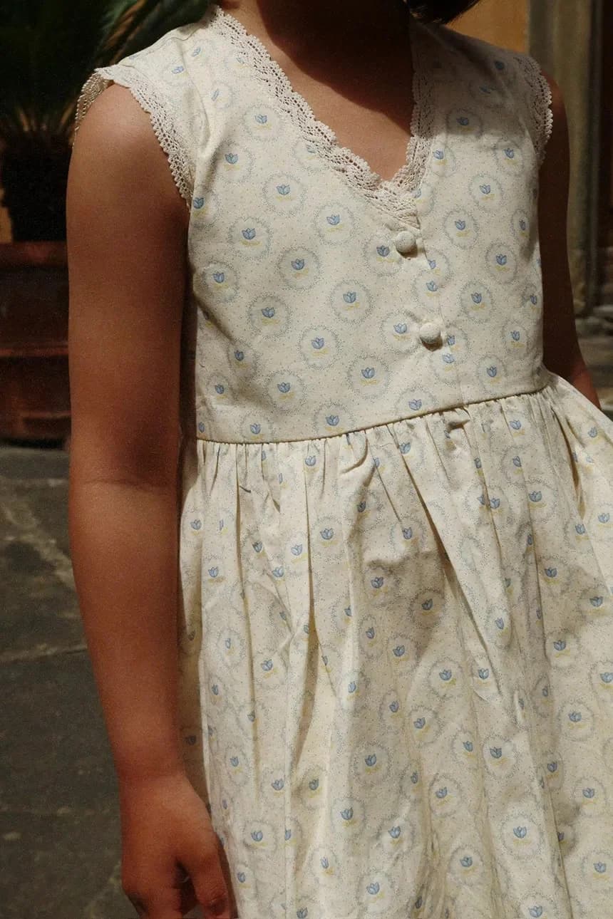 COEUR LACE DRESS детское хлопковое платье GOTS