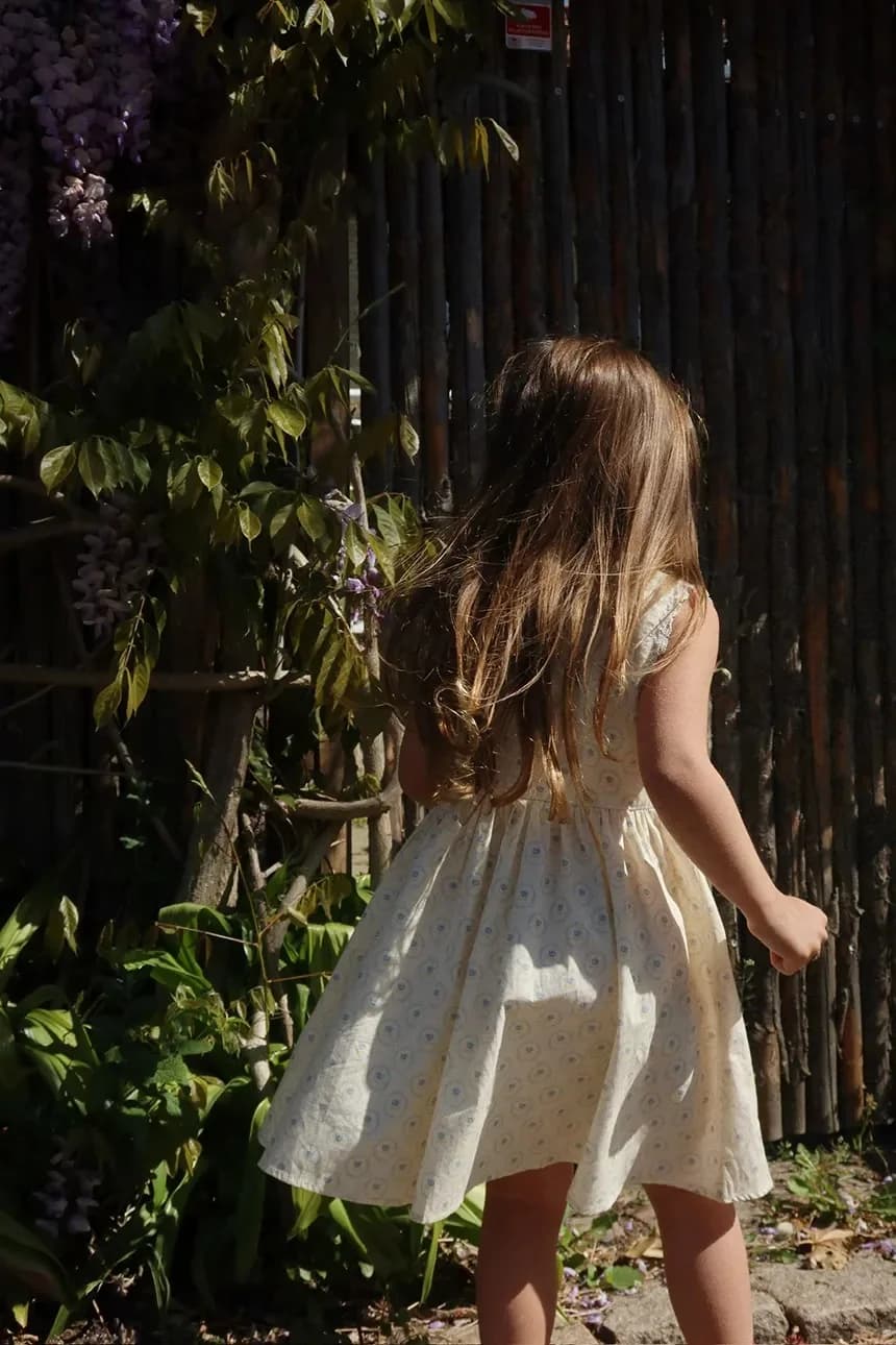 COEUR LACE DRESS детское хлопковое платье GOTS - фото 6