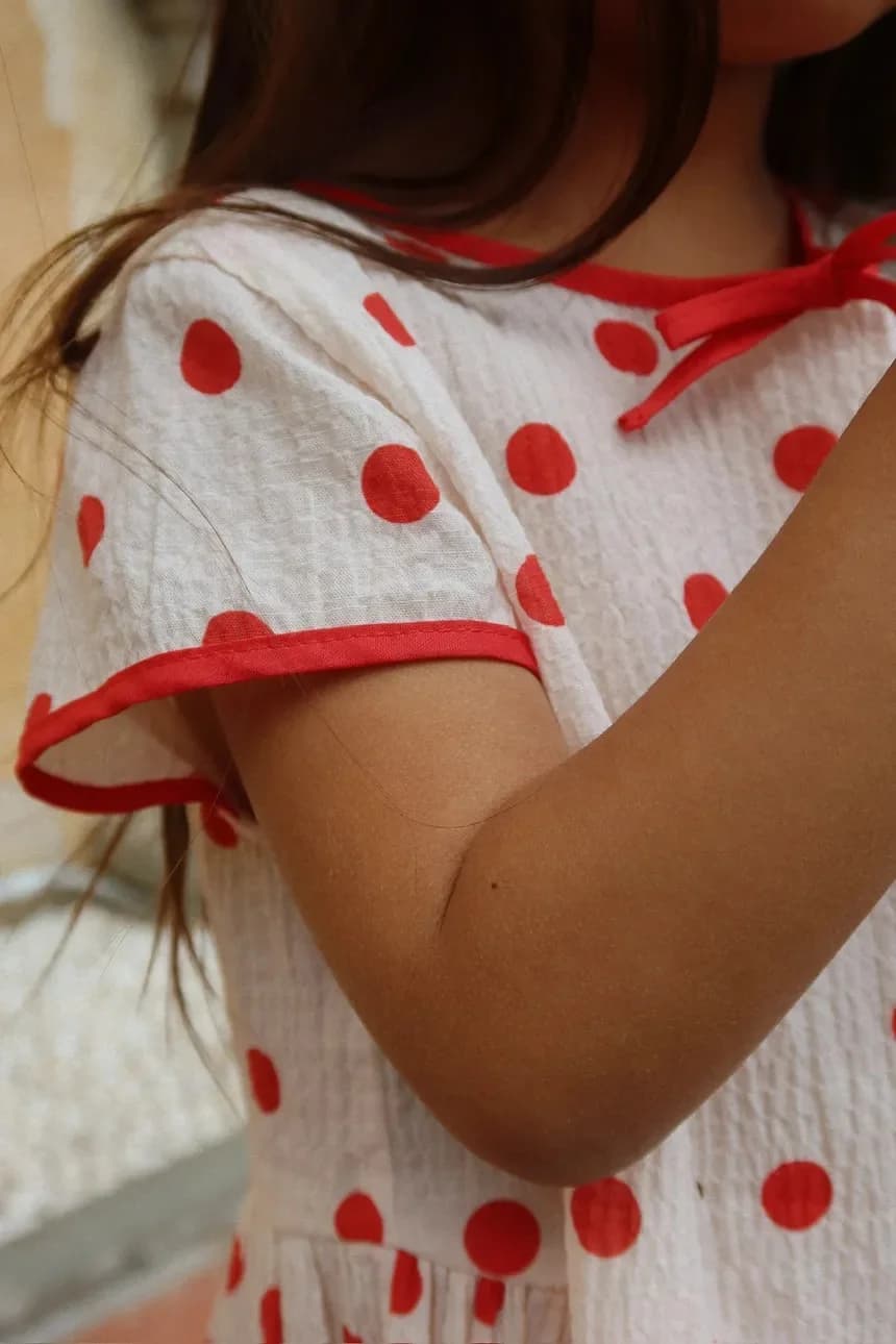 VIVO DRESS GOTS детское хлопковое платье - фото 8