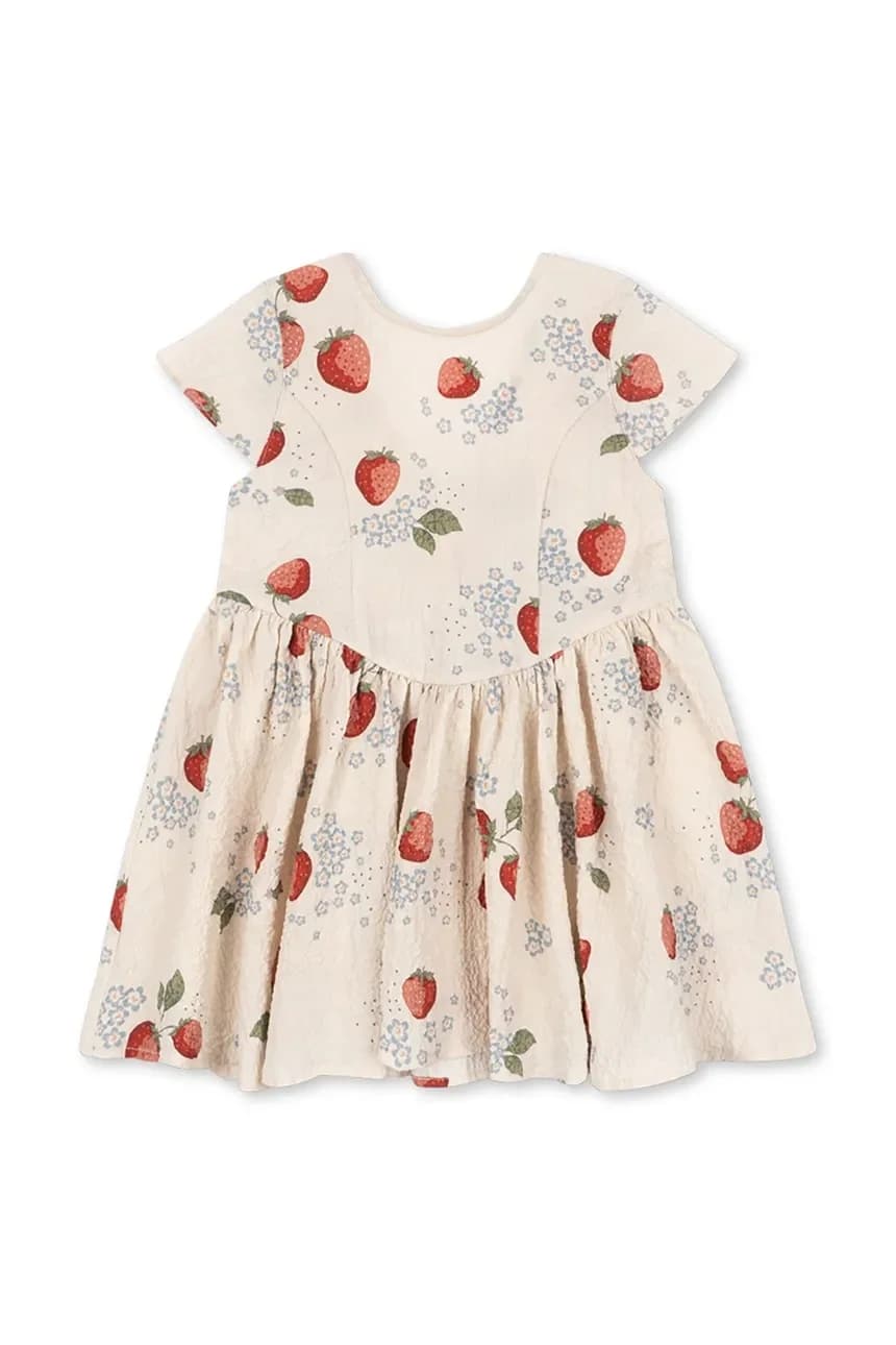 Детское хлопковое платье AVA SS BOW DRESS GOTS