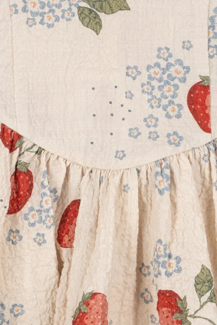 Детское хлопковое платье AVA SS BOW DRESS GOTS - фото 5