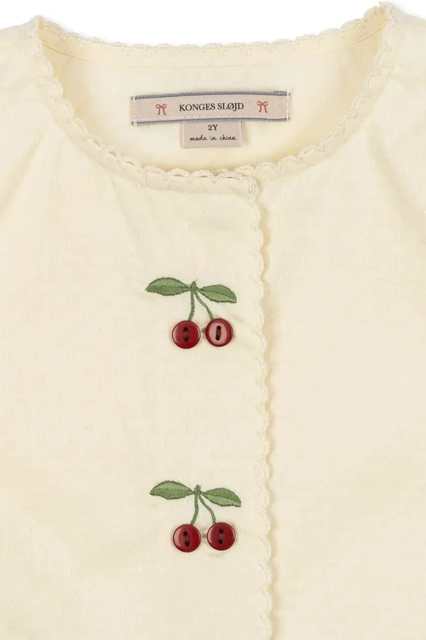 Детское хлопковое платье EVIA CHERRY DRESS GOTS - фото 3