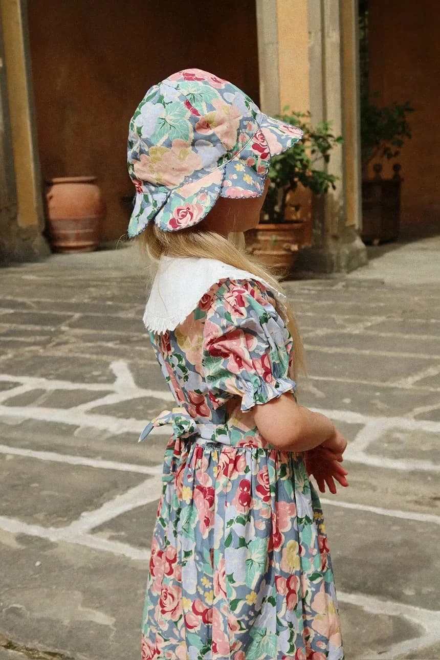 Хлопковое платье Babydoll COEUR COLLAR DRESS GOTS