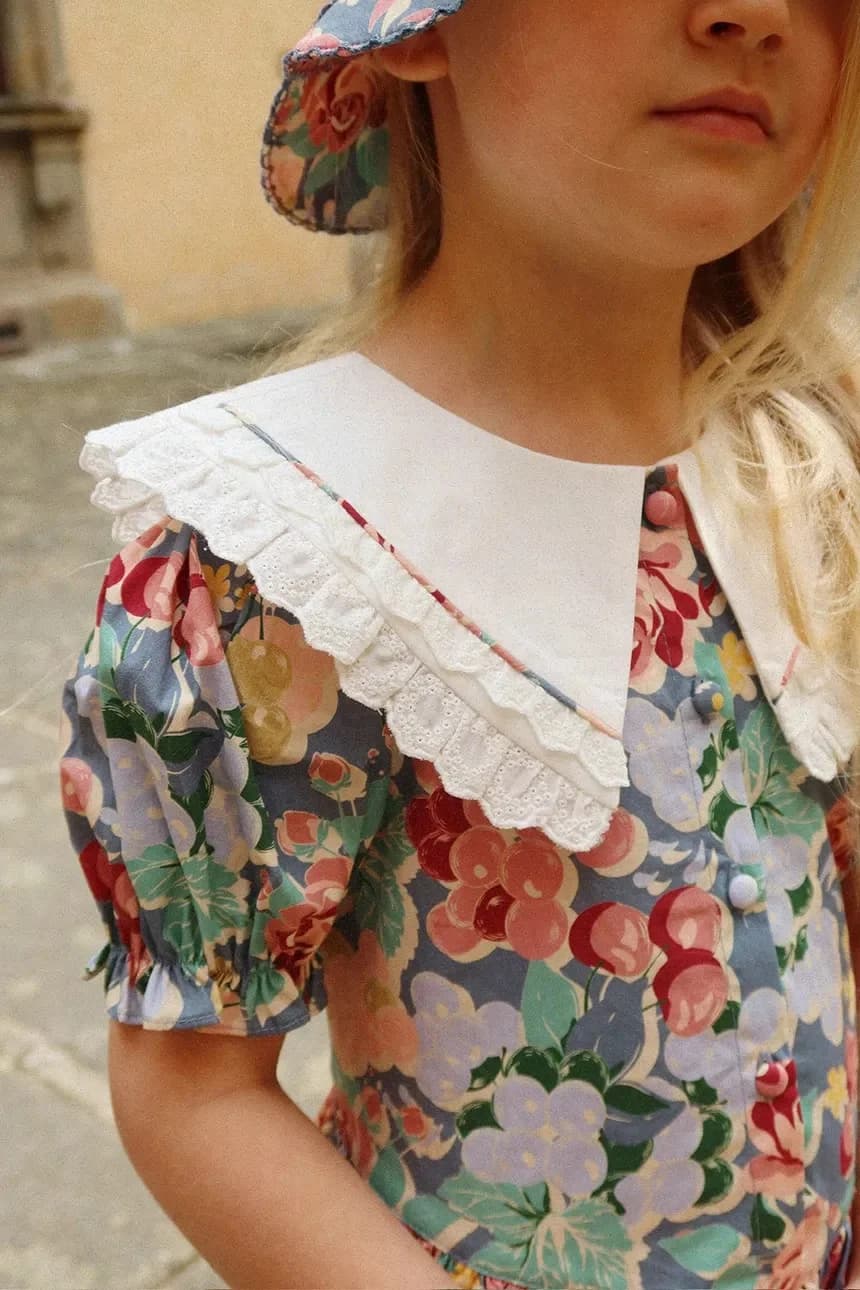 Хлопковое платье Babydoll COEUR COLLAR DRESS GOTS - фото 8