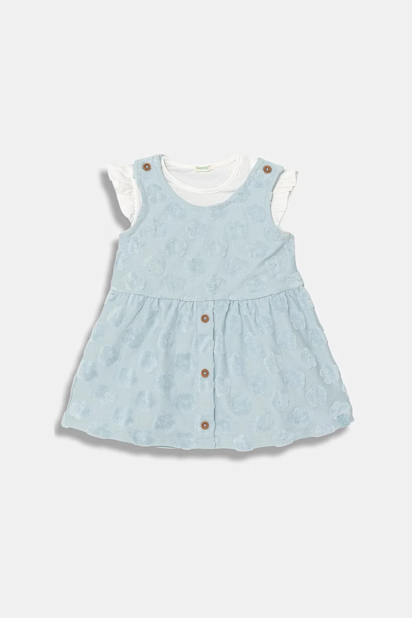 Расклешенное платье из хлопка