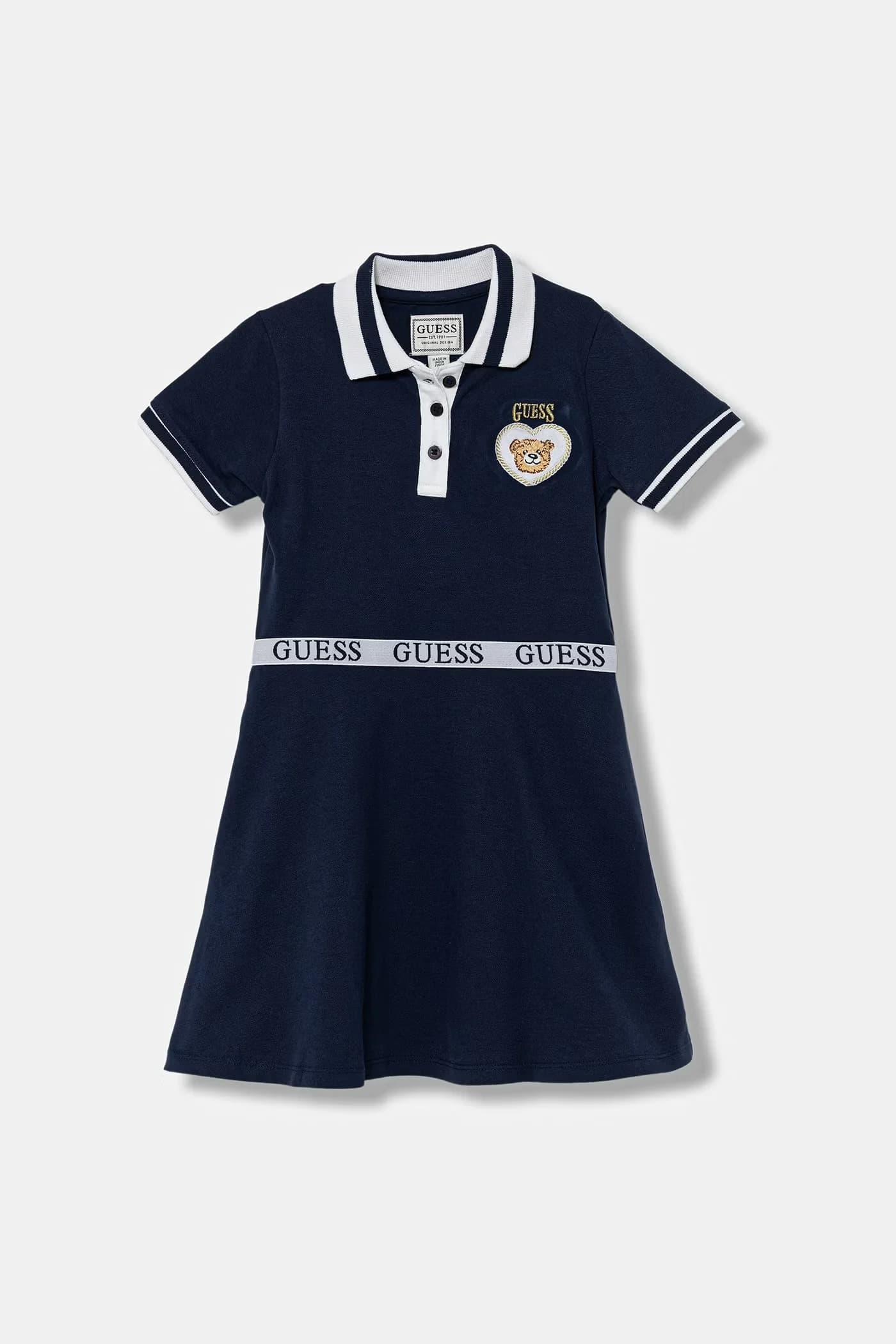 Летнее платье из хлопка с эластаном