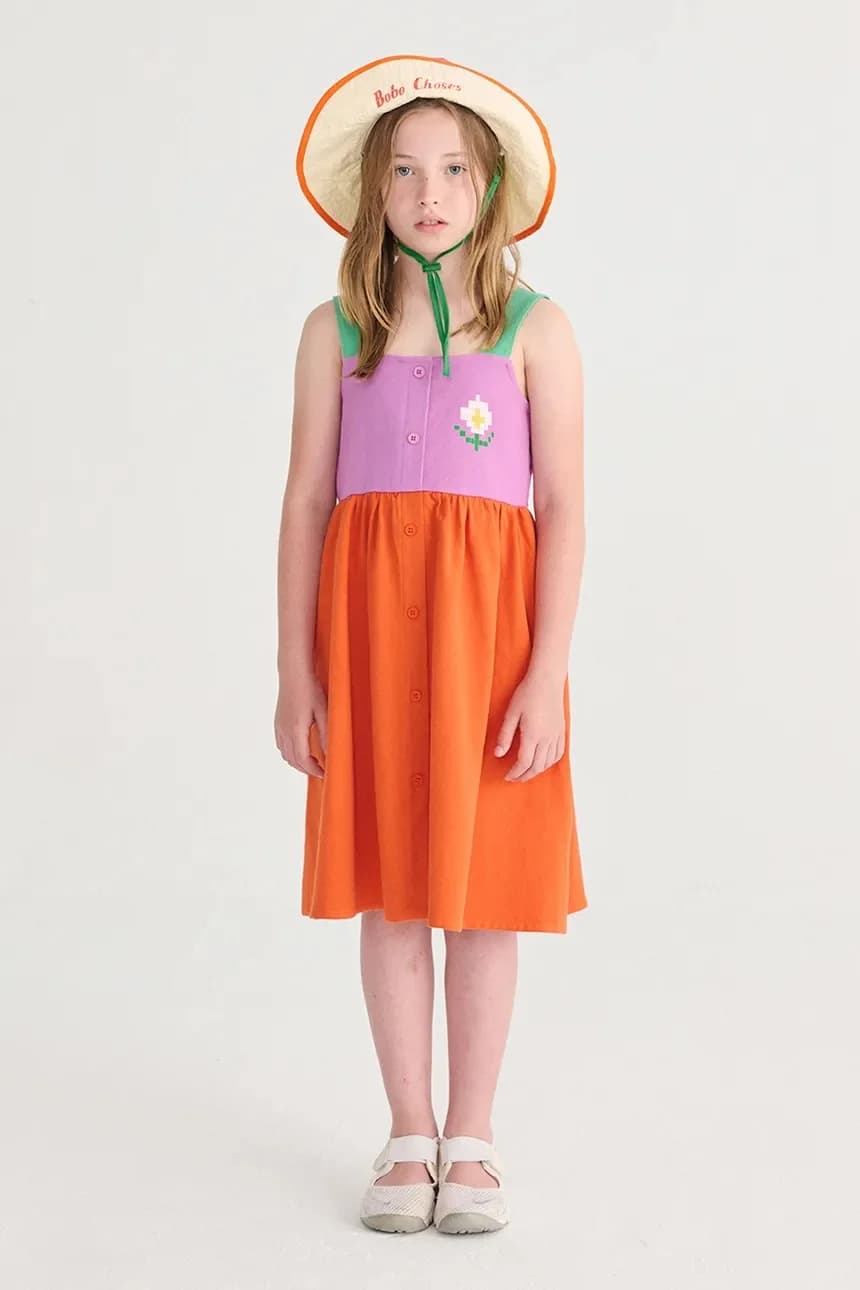 Детское хлопковое платье Pixel Daisy