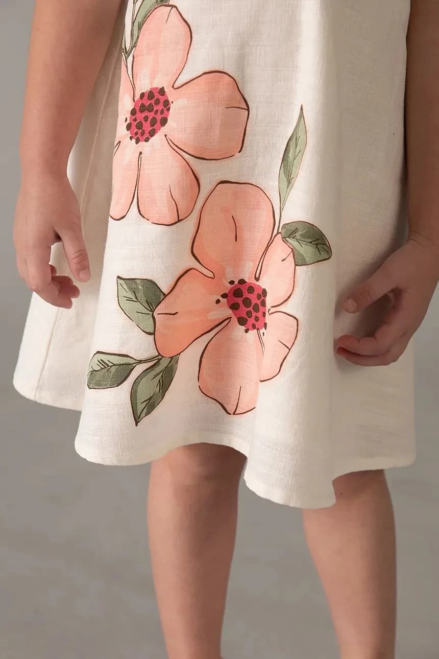 Детское платье из льна - фото 5