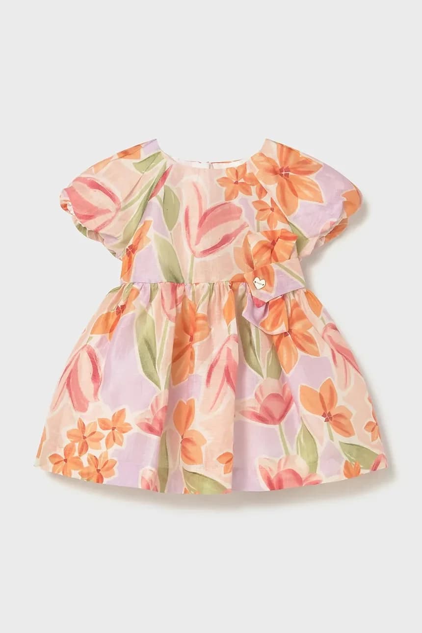 Детское льняное платье - фото 2