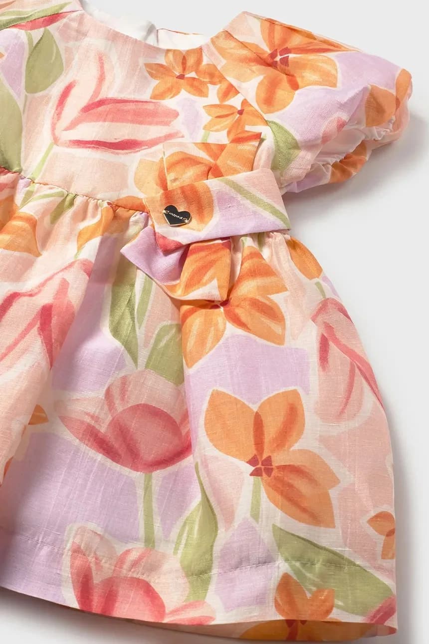 Детское льняное платье - фото 4