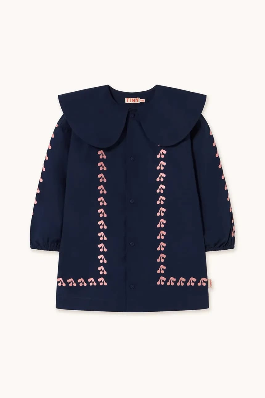 Детское хлопковое платье MINI CHERRIES DRESS - фото 2