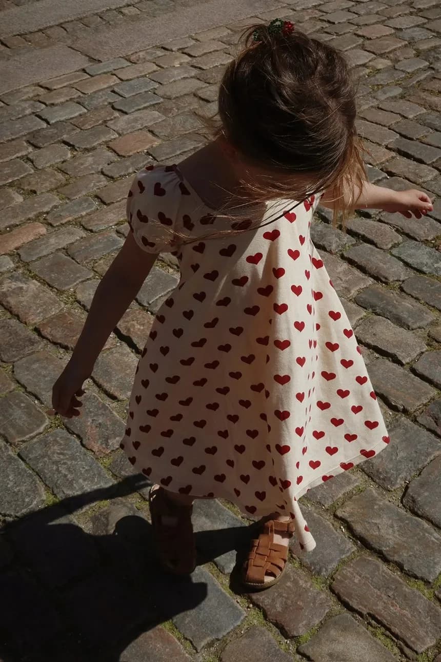 Детское хлопковое платье CLASSIC SS DRESS GOTS