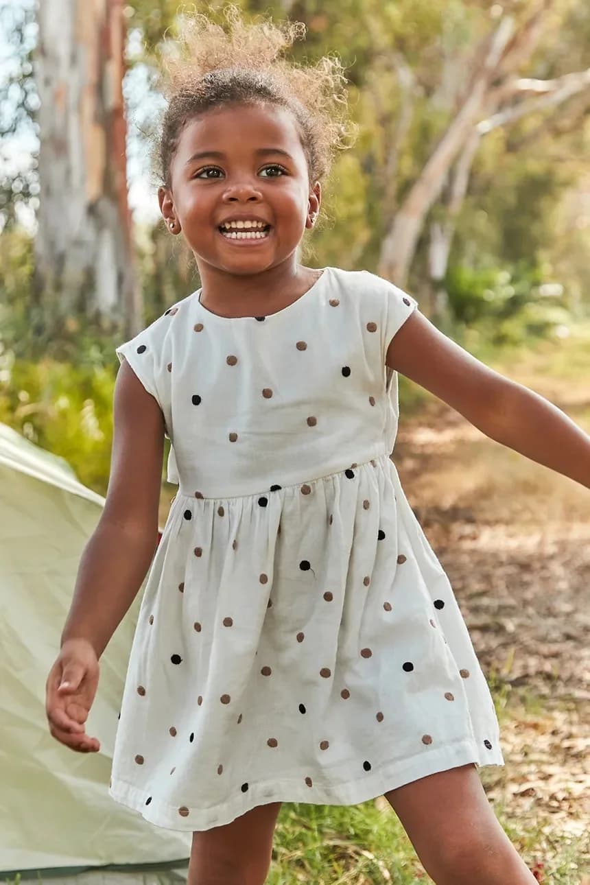 Детское хлопковое платье