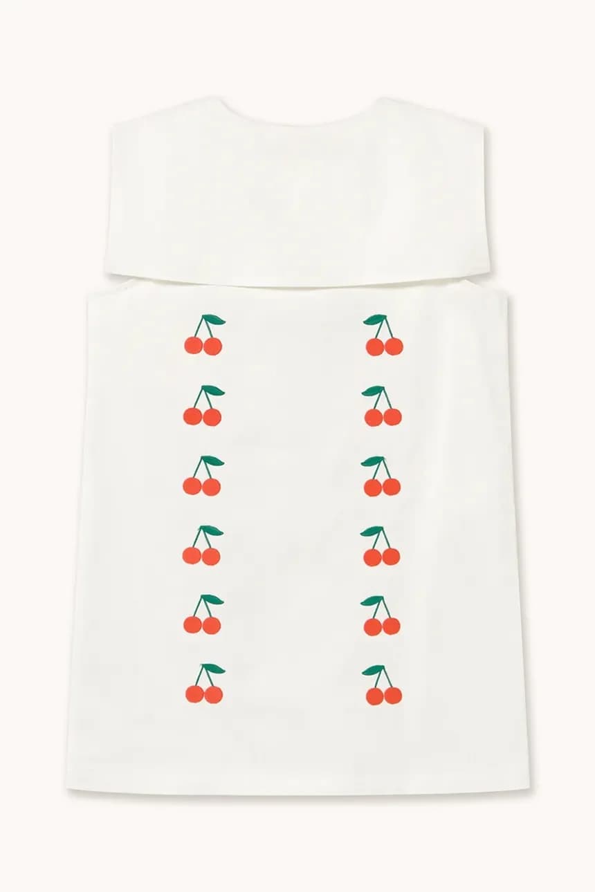 Детское хлопковое платье MINI CHERRIES TWILL DRESS - фото 3