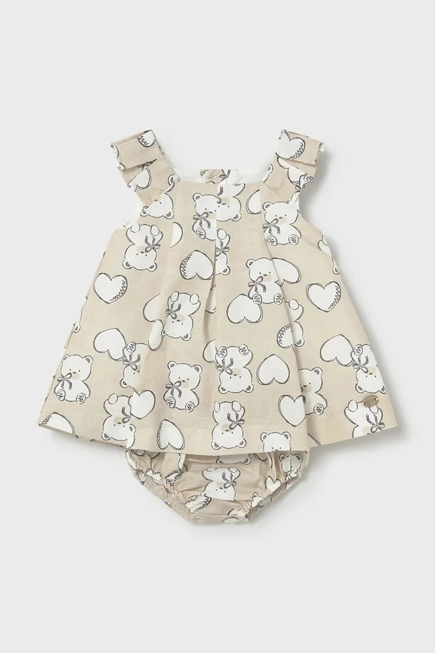 Детское платье из смесового льна